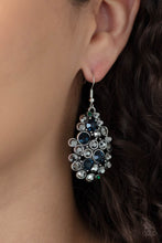Load image into Gallery viewer, Paparazzi Accessories - Smolder Effect - Multi ( Blue) Earrings
