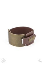 Load image into Gallery viewer, Paparazzi Accessories - Studded Synchronism - Brass Urban Bracelet
