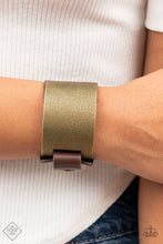 Load image into Gallery viewer, Paparazzi Accessories - Studded Synchronism - Brass Urban Bracelet
