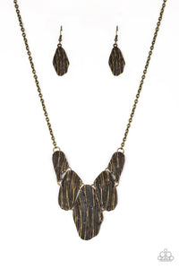 Paparazzi Accessories - A New Discovery - Brass Necklace