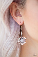 Load image into Gallery viewer, Paparazzi Accessories - Desert Bliss - Silver (Gray) Earrings
