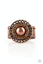 Load image into Gallery viewer, Paparazzi Accessories  - Big City Attitude  - Copper Ring
