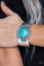 Load image into Gallery viewer, Paparazzi Accessories - Canyon Crafted - Blue (Turquoise) Bracelet
