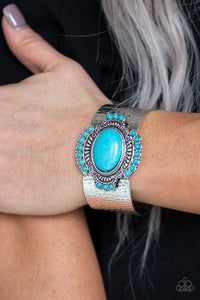 Paparazzi Accessories - Canyon Crafted - Blue (Turquoise) Bracelet