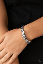 Load image into Gallery viewer, Paparazzi Accessories - Craveable Curves - Silver Bracelet
