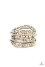Load image into Gallery viewer, Paparazzi Accessories - Roll Out The Diamonds - Brown Ring
