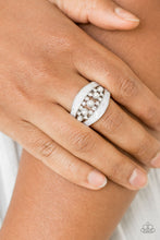 Load image into Gallery viewer, Paparazzi Accessories - Royal Treasury - White Ring
