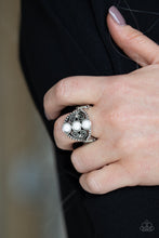 Load image into Gallery viewer, Paparazzi Accessories  - Triple Whammy - White Ring

