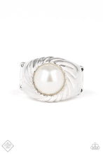 Load image into Gallery viewer, Paparazzi Accessories - Wall Street Whimsical - White (Pearls) Ring
