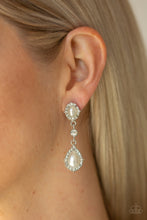 Load image into Gallery viewer, Paparazzi Accessories - All-Glowing - White (Pearls) Post Earrings
