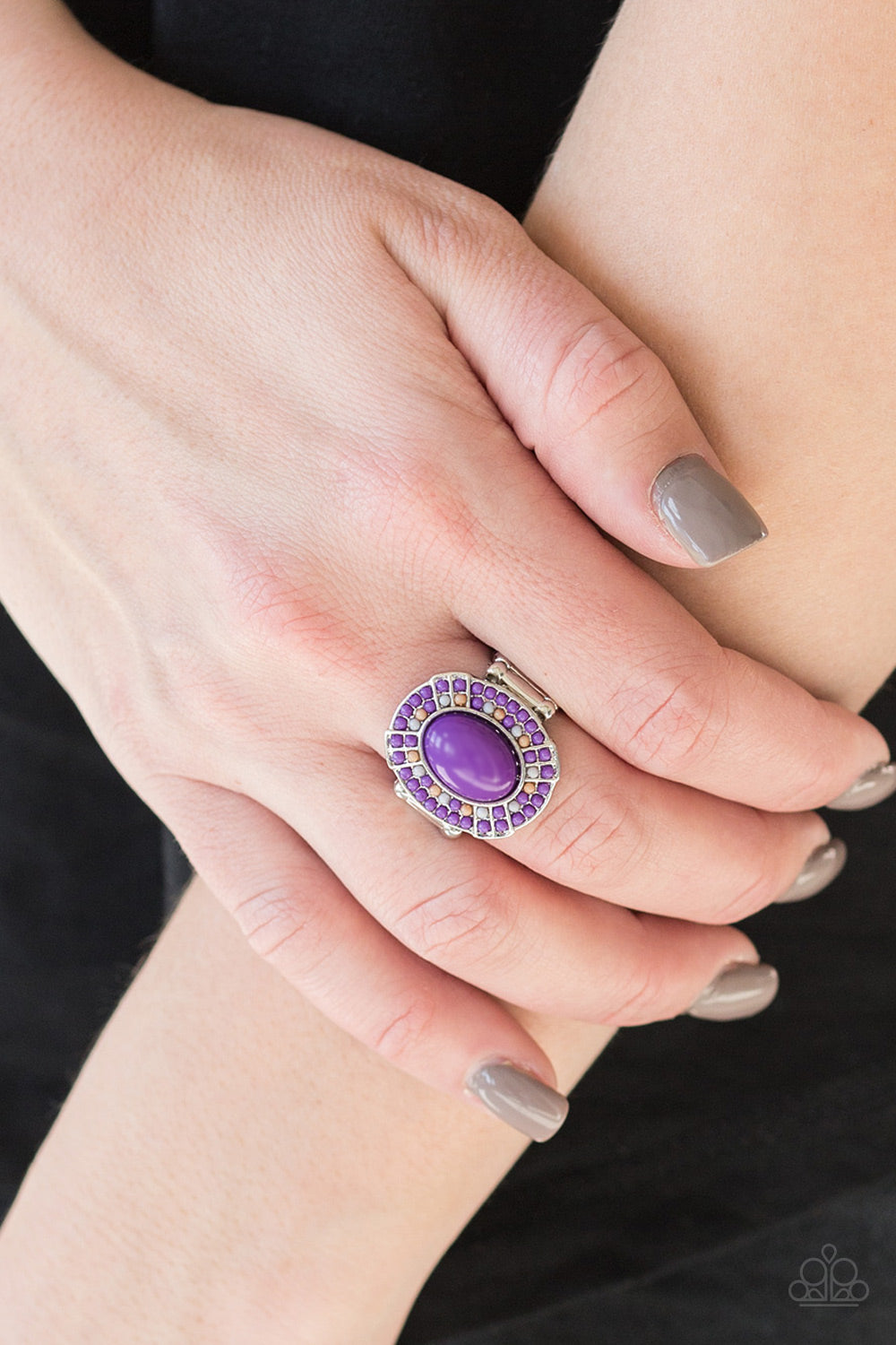Paparazzi Accessories - Colorfully Rustic - Purple Ring