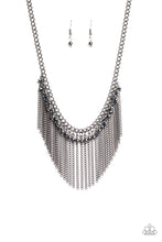 Load image into Gallery viewer, Paparazzi Accessories  - Divinely Diva  - Blue Necklace

