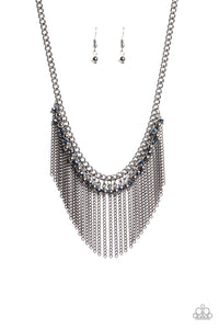 Paparazzi Accessories  - Divinely Diva  - Blue Necklace