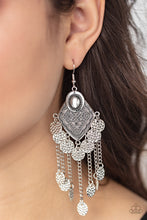 Load image into Gallery viewer, Paparazzi Accessories  - Garden Explorer - Silver Earrings
