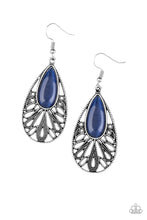 Load image into Gallery viewer, Paparazzi Accessories - Glowing Tranquility - Blue Earrings
