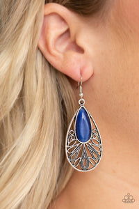 Paparazzi Accessories - Glowing Tranquility - Blue Earrings