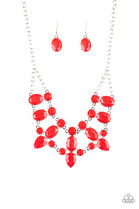 Paparazzi Accessories  - Goddess Glow - Red Bracelet