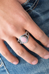 Paparazzi Accessories - Peacefully Peaceful - Pink Ring