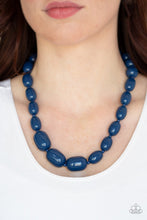 Load image into Gallery viewer, Paparazzi Accessories - Poppin Popularity - Blue Necklace
