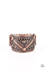 Load image into Gallery viewer, Paparazzi Accessories - Primal Patterns - Copper Ring
