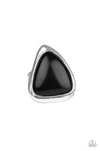 Load image into Gallery viewer, Paparazzi Accessories- Stone Scene - Black Ring
