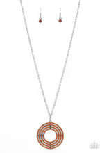 Load image into Gallery viewer, Paparazzi Accessories - High-Value Target - Brown Necklace
