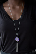 Load image into Gallery viewer, Paparazzi Accessories - Malibu Mandala - Purple Necklace

