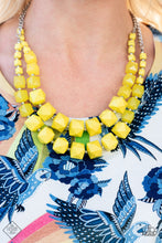 Load image into Gallery viewer, Paparazzi Accessories - Summer Excursion - Yellow Necklace
