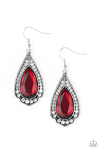 Load image into Gallery viewer, Paparazzi Accessories - Superstar Stardom - Red Earrings
