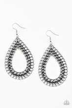 Load image into Gallery viewer, Paparazzi Accessories - Mechanical Marvel - Silver Earrings
