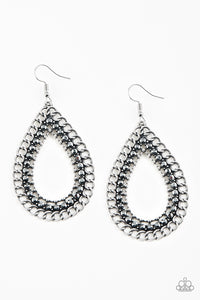 Paparazzi Accessories - Mechanical Marvel - Silver Earrings