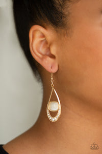 Paparazzi Accessories - The Greatest Glow On Earth - Gold Earring