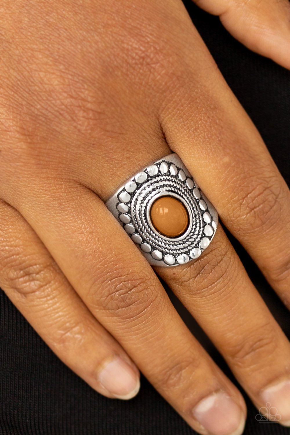 Paparazzi Accessories - Zen To One - Brown Ring