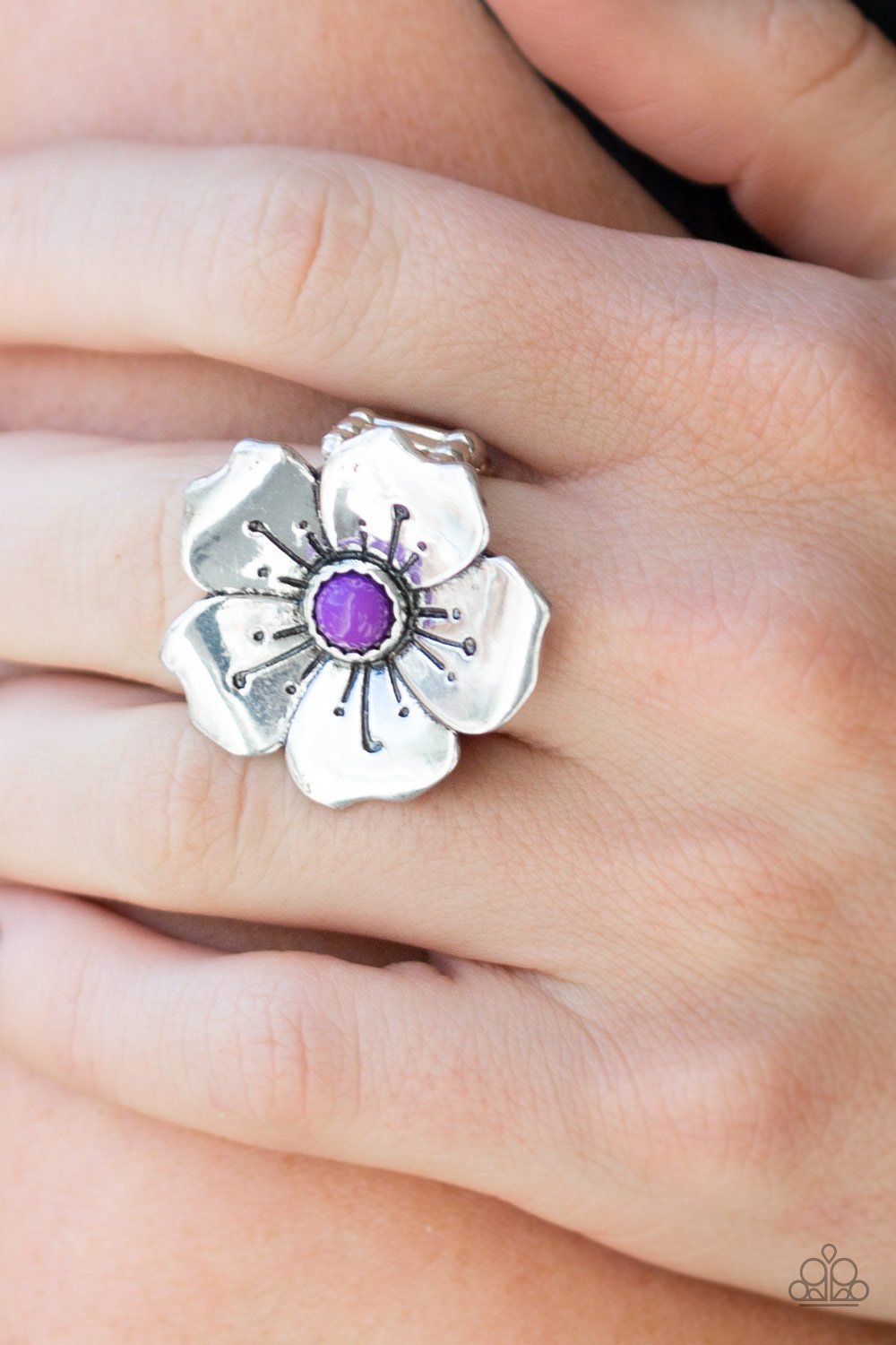 Paparazzi Accessories - Boho Blossom - Purple Ring
