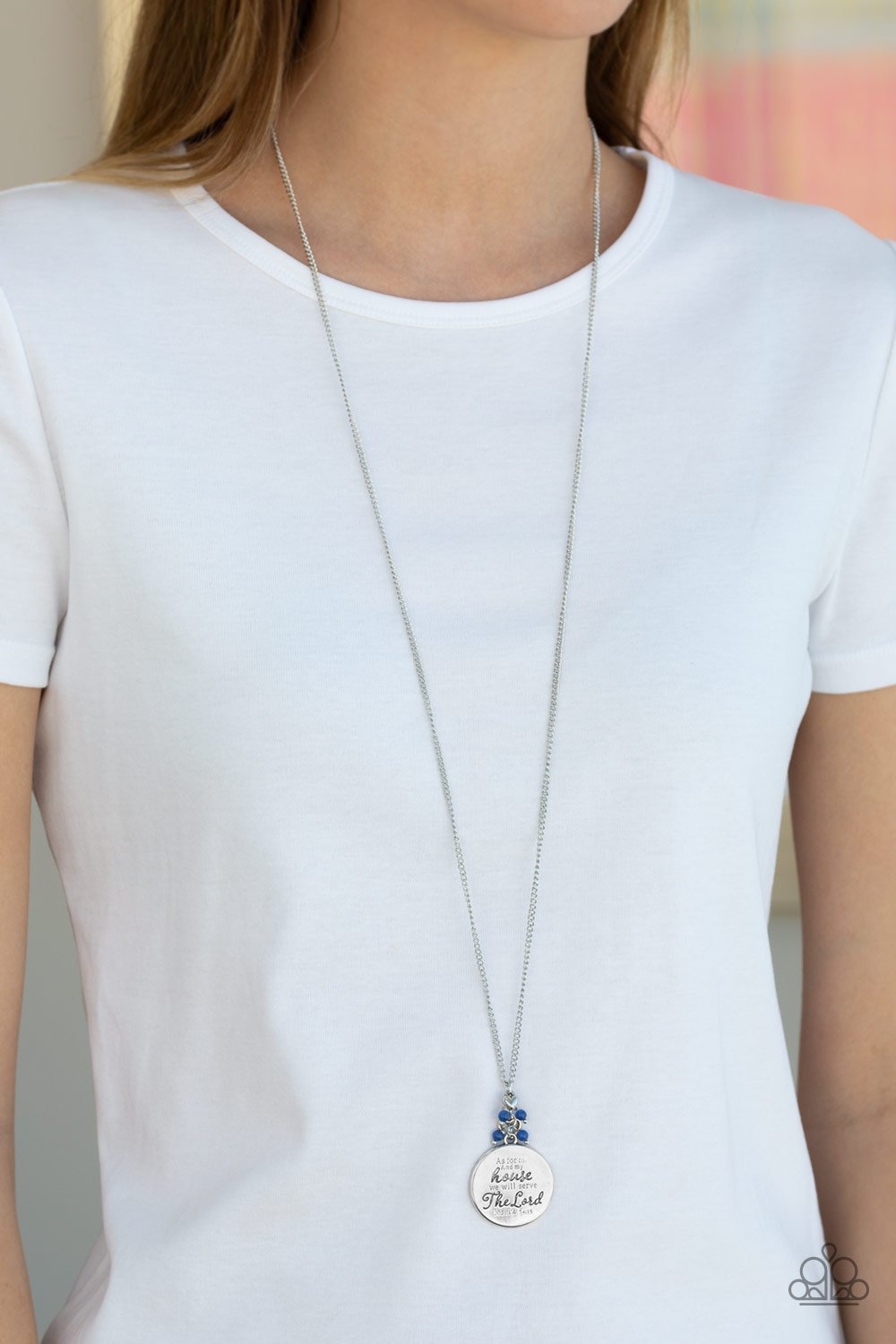 Paparazzi Accessories - As For Me - Blue Necklace