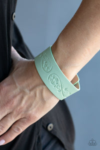 Paparazzi Accessories - Butterfly Canopy - Green Bracelet