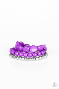 Paparazzi Accessories - Color Venture - Purple Bracelet