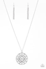 Load image into Gallery viewer, Paparazzi Accessories - Mandala Melody - Silver Necklace
