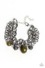 Load image into Gallery viewer, Paparazzi Accessories - Mega Malibu - Green Bracelet
