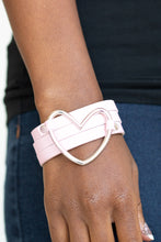 Load image into Gallery viewer, Paparazzi Accessories - One Love One Heart - Pink Snap Bracelet
