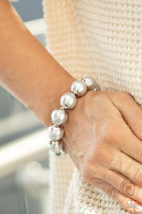 Paparazzi Accessories - One-Woman Show Stopper - Silver (Pearls) Bracelet