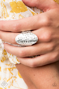 Paparazzi Accessories  - Revamped Ripple - Silver Ring