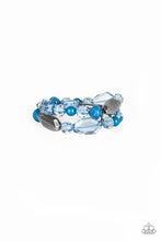 Load image into Gallery viewer, Paparazzi Accessories - Rockin Rock Candy - Blue Bracelet
