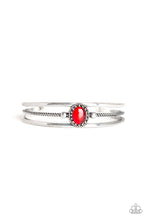 Load image into Gallery viewer, Paparazzi Accessories - Top Of The Pop Charts - Red Bracelet
