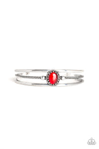Paparazzi Accessories - Top Of The Pop Charts - Red Bracelet