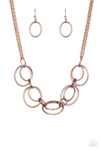 Load image into Gallery viewer, Paparazzi Accessories - Urban Orbit - Copper Necklace
