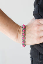 Load image into Gallery viewer, Paparazzi Accessories - Globetrotter Goals - Pink Bracelet
