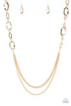 Load image into Gallery viewer, Paparazzi Accessories - Street Beat - Gold Necklace
