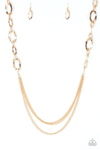 Paparazzi Accessories - Street Beat - Gold Necklace