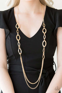 Paparazzi Accessories - Street Beat - Gold Necklace